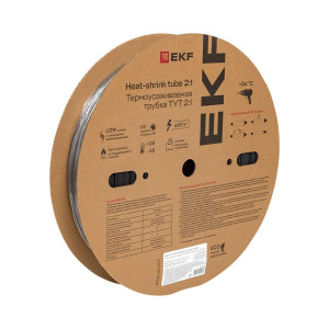 Трубка термоусадочная ТУТ нг 40/20 черн. (уп.50м) tut-40-b