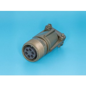 MS3101E-14S-6S, Разъём серии MS  6 контактов, гнездо на кабель, наружная резьба