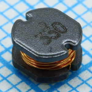 SDR0503-330KL, Катушка индуктивности SMD силовая проволочная 33мкГн ±10% 1кГц 15Q-добротность феррит 700мА 380мОм автомобильного применения лента на катушке