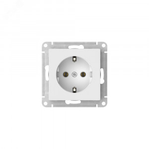 Розетка AtlasDesign 16А с заземл. быстрозажим. клем. механизм бел. SE ATN000143S