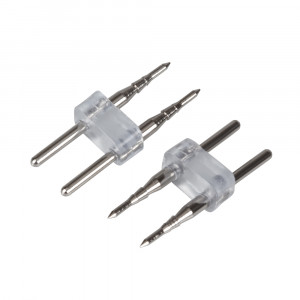 Силовой коннектор ARL-2pin 021241, Силовой 2-х контактный коннектор для подключения шнура питания к одноцветному гибкому неону серии NEON.