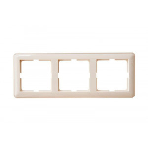 Рамка 3-м W59 сл. кость SE (КД-3-28) KD-3-28