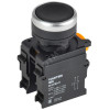 Кнопка d=22мм 1NO+1NC ч-рная MASTER MI-BT60-11-3-22-K02