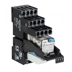 Реле FLARE MOVE 24VDC-4W-7A, Интерфейсный релейный модуль, 4 переключающих контакта, материал контакта: AgNi, рабочее напряжение: 24 V DC, номинальное напряжение переключения: 250 V AC, коммутируемый ток: 7 A, с винтовой фиксацией провода, серия flare MOVE