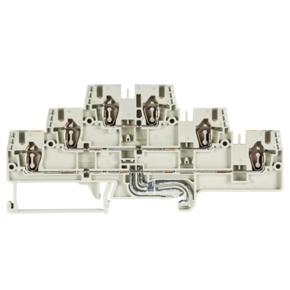 Изображение товара Этажная клемма WKFN 2,5 E3/N/D/SL/35, пружинный тип, DIN 35, 20A