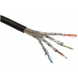 09456000693, Многожильные кабели Cable - Cat7 EtherRail, 4x2xAWG24/7, halogen free, black, 50m ring