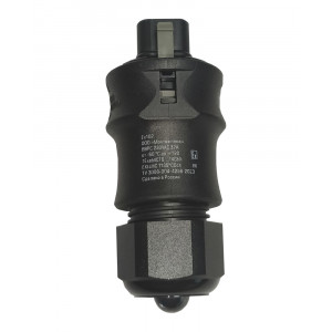 Разъем взрывозащищенный сигнальный ВВРС-230VAC-ЗЛ, Разъем взрывозащищенный сигнальный ВВРС-230VAC-ЗЛ, вилочный, цвет свечения: зелёный, маркировка взрывозащиты 1Ex eb IIC T6 Gb X