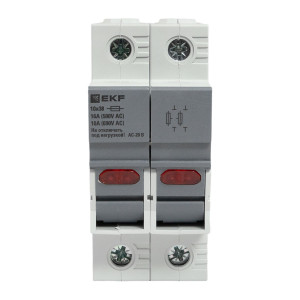 Предохранитель-разъединитель DF 10х38 2Р (тип ПВЦ) EKF