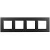Рамка для розеток и выключателей Elegance 14-5014-05 Classic, на 4 поста, антрацит Б0060590