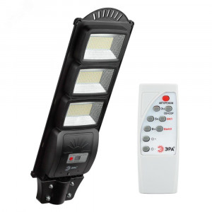 Светильник консольный 60Вт 1000лм 5000К IP65 на солнечной батарее SMD с датчиком движения ПДУ Б0046801