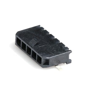 43650-0513, Проводные клеммы и зажимы R/A HDR SMT 5P GOLD w/Fitting Nail