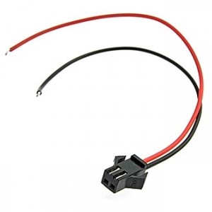 SM CONNECTOR 2P*150MM 22AWG FEMALE, Межплатный кабель питания SM коннектор, 2P*150 мм, 22AWG, розетка