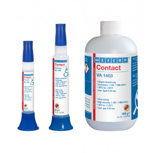 wcn12252030, 10016512 WEICON Contact VA 1403 Цианоакрилатный клей (30 г) Основа - алкокси. Высокая вязкость 1100-1800 mPa·