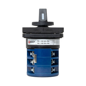 Переключатель кулачковый ПК-1-102 32А 2P -0-1-2-3- IP65 EKF