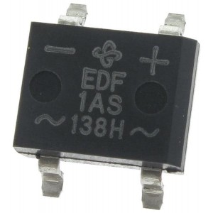 EDF1AS-E3/77, Мостовые выпрямители 1 Amp 50 Volt 150ns