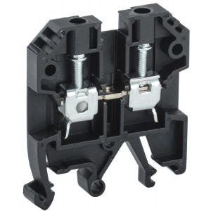 Клемма винтовая КВИ-4мм2 черная YZN30-004-K02