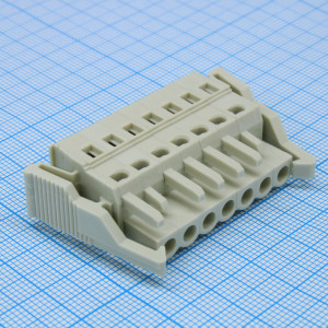 8EDGKG-5.0-07P-11-1001A(H), Разъемный клеммный блок серия 8EDGKG шаг 5.0мм 07 контакт(-ов)
