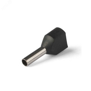 Наконечник штыревой втулочный изолированный НШВИ(2) 0.75-10, Наконечник штыревой втулочный изолированный, двойной 