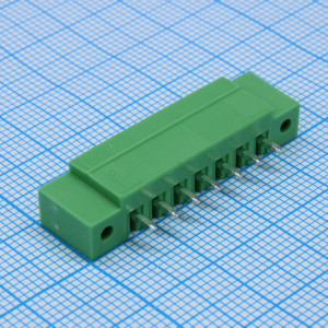 15EDGVM-3.5-07P-14-00A(H), Разъемный клеммный блок на плату, 7 контактов. Серия 15EDGVM-3.5