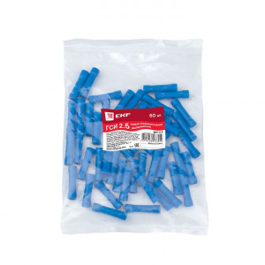 Гильза соединительная изолированная ГСИ 2.5 (уп.50шт) PROxima gsi2.5