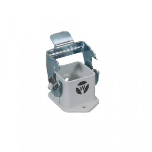 Открытое основание разъема MIN GUT GA 7 25 P, Основание разъема на панель, открытое, типоразмер 3A, без уплотнителя, с одной защелкой, без защитной крышки, материал корпуса: пластик