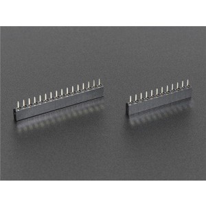 2940, Принадлежности Adafruit  Short Headers Kit for Feather - 12-pin + 16-pin Female Headers