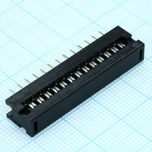 L-KLS1-205-26-B, для шлейфа шаг1,27мм для пайки на плату