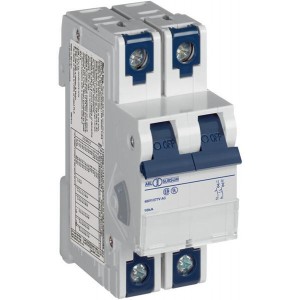 2C10UM, Автоматические выключатели 10A MCB CCHAR 1P+N 277VAC UL508