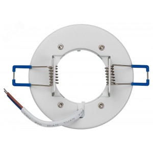 Встраиваемый светильник под лампу GX53 DK97 WH/TR белый прозрачный Б0057456