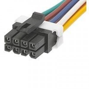 45132-0803, DC Power Cords Microfit TPA 8CKT DR CBL ASSY 300MM BLK