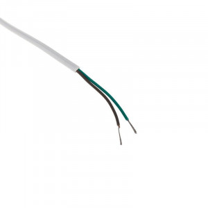 Шнур сетевой 1.8М с выключателем без розетки белый 06-3251