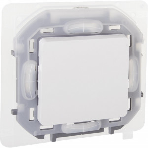 Переключатель 1-кл. Inspiria 10А IP44 250В 10AX механизм бел. Leg 673670