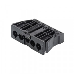 Вилочный разъем в панель GST18i5F S2 R V SW, Вилочный разъем в панель, 5 полюсов, пружинная фиксация, толщина панели 0,5-1,5 мм номинальное напряжение: 250/400V, номинальный ток: 20A, цвет: черный, серия gesis GST18i5