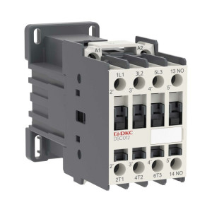 Магнитный контактор YON DSC012 12A 5,5кВт AC3 3P кат.48В DC 1НО DSC012-3C10D048