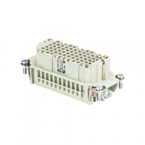 Розеточная контактная вставка DD BUC 72 1,5 25, Розеточная контактная вставка, обжимная фиксация, 72 полюса + PE, типоразмер 16B, 250V, 10A, (обжимные контакты поставляются отдельно)