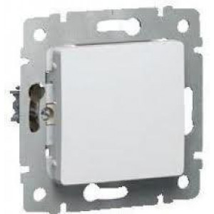 Выключатель одноклавишный, в рамку, белый 773656