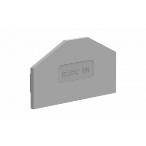 Боковая крышка 204161, Крышка боковая, для клемм TA4-...-2, цвет: серый