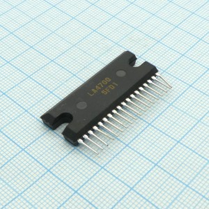 LA4700, УHЧ  2x12Вт BTL (13.2В/4 Ом), 50дБ