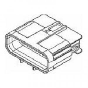 15326085, Автомобильные разъемы 16P MALE BLK CON ASY MIXED SERIES 150/280