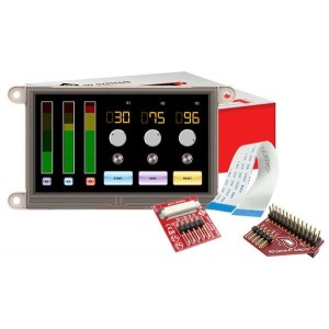 gen4-uLCD-43DT-SB, Модули визуального вывода 4.3", super bright, 480x272 pixels, slim Intelligent Display Module with embedded DIABLO16 processor and Resistive Touch panel