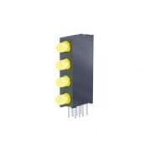 WP934SB/4YD, Светодиодные индикаторы для печатного монтажа Yellow Diffused 588nm 15mcd