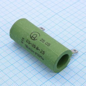 С5-35В 25  10К ±10%, Проволочный постоянный резистор 10кОм 25Вт ±10%