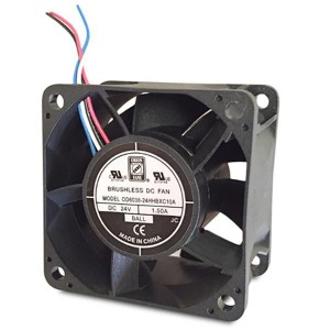 OD6038-12HHBXC01A, Вентиляторы постоянного тока DC Fan, Super High Speed, High Static Pressure, 60x38mm, 12VDC, 86CFM, 36W, 66dBA, 16000RPM, Ball Bearing, Wire Leads, Tachometer
