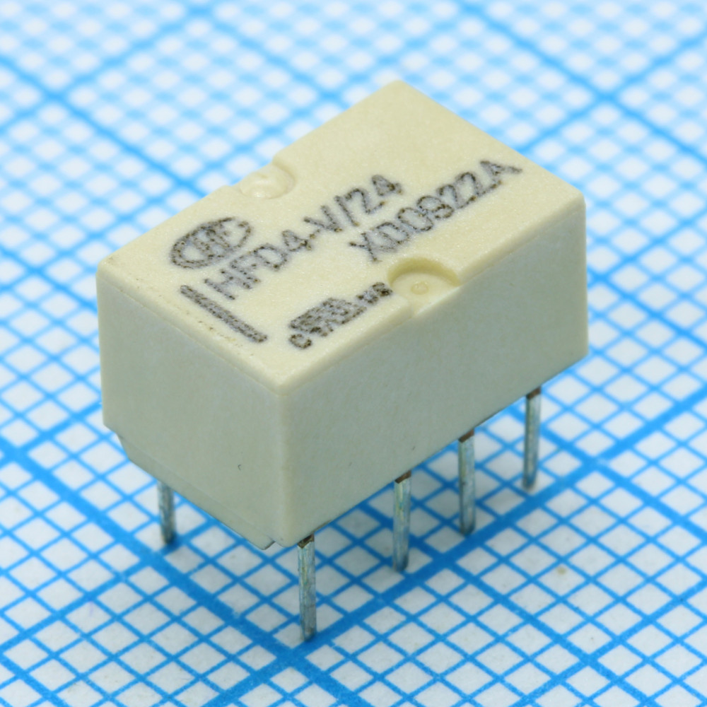 Изображение товара Реле DPDT HFD4-V/24 24 В 2 А для автоматизации и управления