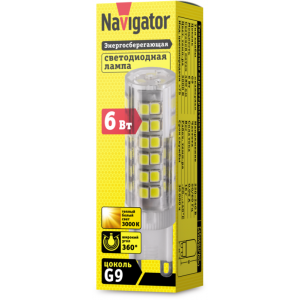 Лампа светодиодная 71 268 NLL-P-G9-6-230-3K 6Вт капсульная 3000К тепл. бел. G9 480лм 220-240В 71268