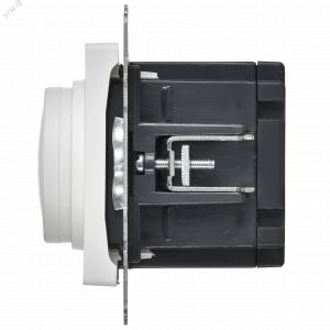 BRITE Светорегулятор поворотно-нажимной 600Вт СС10-1-0-БрАБ арктический белый IEK BR-D20-0600-K91