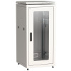 Шкаф сетевой 19дюйм LINEA N 24U 600х600мм стекл. передн. дверь (3 коробки) сер. LN35-24U66-G