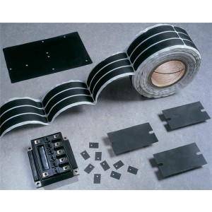 Q3-0.005-00-1212, Продукты с термическим сопряжением Glass-Reinforced Grease Replacement Thermal Interface, Q-Pad 3, 12" x 12" Sheet, 0.005" Thickness