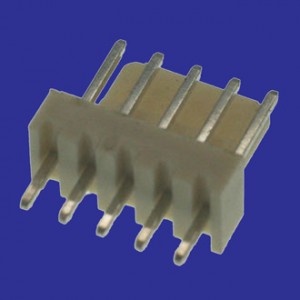 WF-05 PITCH 2.54MM, Разъем питания 5 контактов, вилка прямая на плату, шаг 2,54мм