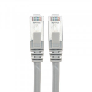 Патч-корд F/UTP CAT 6 RJ45-RJ45 26AWG LSZH сер. 1м 02-0210-1